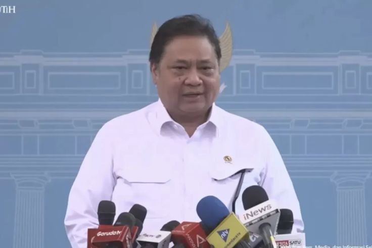 Menteri Koordinator bidang Perekonomian, Airlangga Hartarto. (Foto: YT Setpres)