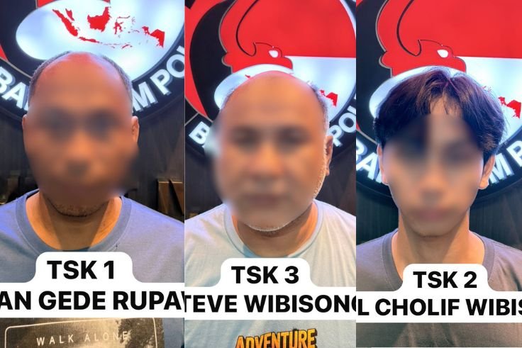 3 tersangka asus peredaran narkoba di N CO Living by NIX Bali.