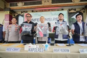 Pengungkapan kasus pembunuhan pekerja cuci motor berkat CCTV dari Kominfo Badung.