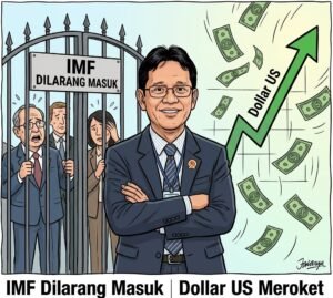Ilustrasi Menteri Keuangan RI Purbaya Yudi Sadewa menolak tawaran pinjaman dari IMF.