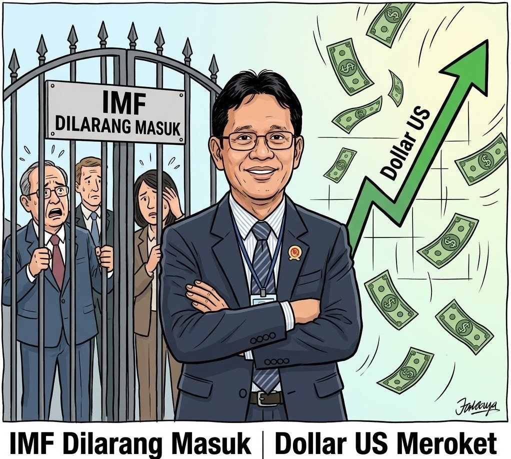 Ilustrasi Menteri Keuangan RI Purbaya Yudi Sadewa menolak tawaran pinjaman dari IMF.