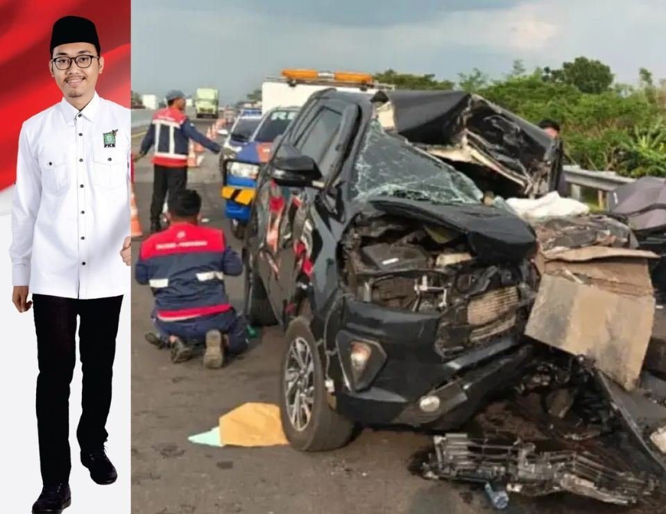 Anggota DPR RI, Gus Hilan alami kecelakaan di tol.