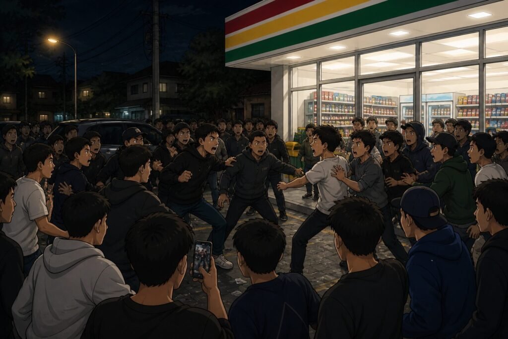 Ilustrasi keributan.