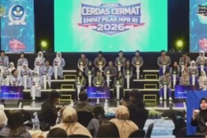 Final Lomba Cerdas Cermat (LCC) Empat Pilar MPR RI 2026 tingkat Provinsi Kalimantan Barat.