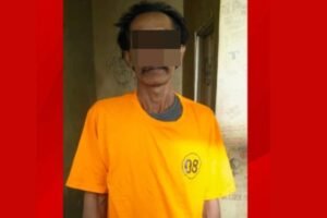 Tersangka SN diamankan Usai mencuri dinamo pemotong batu cadas milik warga.