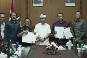 Bupati Badung I Wayan Adi Arnawa memimpin rapat High Level Meeting terkait ketahanan pangan dan pengendalian inflasi