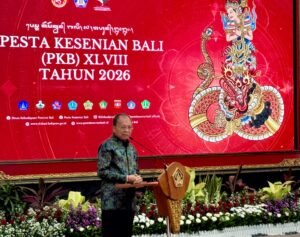 Gubernur Bali, Wayan Koster dalam Rapat Pleno PKB ke-48 di Gedung Wiswa Sabha Utama, Kompleks Kantor Gubernur Bali, Selasa (12/5/2026).