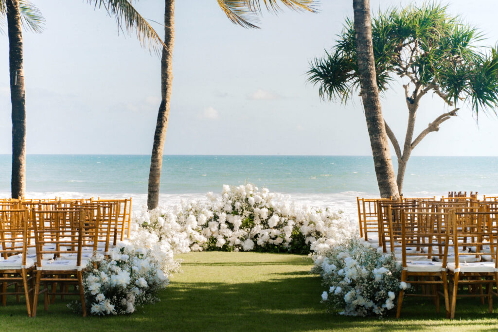 Amarta Beach Retreat in Tabanan offers a stunning beachfront setting along Bali’s iconic black-sand coastline.