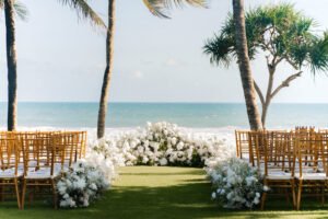Amarta Beach Retreat in Tabanan offers a stunning beachfront setting along Bali’s iconic black-sand coastline.