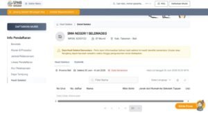 Belum ada pendaftar yang diumumkan lolos di SMPB online SMAN 1 Selemadeg, Tabanan.