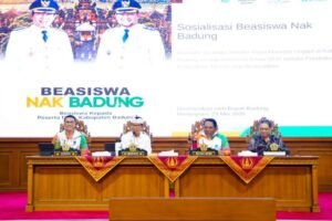 Bupati Badung I Wayan Adi Arnawa memimpin Sosialisasi Program Beasiswa Nak Badung Tahun 2026.