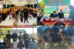civitas akademika Fakultas Hukum UNMAS Denpasar mengikuti kegiatan bakti sosial dan penyuluhan hukum di Desa Padangbai serta SMK Negeri 1 Manggis, Karangasem, Jumat (5/6).