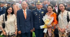 Made Arya, alumni SMA Bali Mandara dilantik menjadi Letda Penerbang.