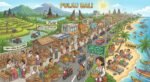 Ilustrasi aktivitas di Pulau Bali mengenai tenaga kerja.