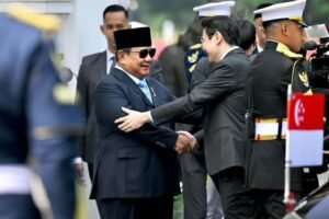 Presiden RI Prabowo Subianto terima kunjungan Singapura.