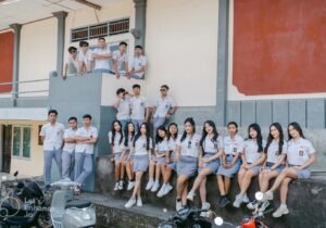 Siswa SMAN 1 Marga Tabanan.