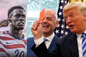 Presiden Donald Trump melobi FIFA untuk mencabut kartu merah pemain Timnas Amerika, Folarin Balogun.