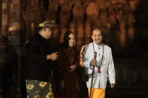 Keterangan foto: Penutupan Sastra Saraswati Sewana Yatra 2026 di Utama Mandala Candi Prambanan, Yogyakarta.