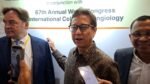 Menteri Kesehatan Budi Gunadi saat Menghadiri 67th Annual World Congress International College of Angiology (ICA) 2026, di The Westin Resort Nusa Dua, Badung, Jumat (31/7/2026).