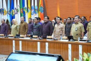 Bupati Badung I Wayan Adi Arnawa menghadiri Rapat Koordinasi Monitoring Pelaksanaan Perluasan Piloting Digitalisasi Bantuan Sosial di Kementerian Dalam Negeri, Jakarta Pusat, Selasa (30/6/2026).