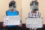 Dua pelaku pencurian berinisial RI (24) dan JU (27) diamankan di Mapolsek Denpasar Selatan setelah gagal beraksi di sebuah proyek bangunan di kawasan Pedungan.