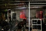 kebakaran yang menghanguskan tiga kamar rumah di kawasan Taman Griya, Jimbaran, Kamis (16/7/2026) malam.