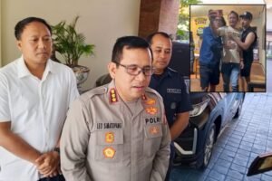 Kapolresta Denpasar Kombes Pol. Leonardo David Simatupang memberikan klarifikasi terkait video viral yang menyebut adanya perampasan telepon genggam di Polsek Kuta.