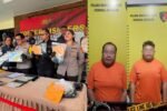 Pengungkapan kasus curanmor di Polresta Denpasar, Kamis (23/7).