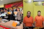 Pengungkapan kasus curanmor di Polresta Denpasar, Kamis (23/7).