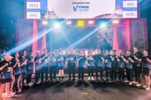 Ribuan pelari mengikuti Bank BPD Bali Culture Run 2026 di Peninsula Island, ITDC Nusa Dua, Badung, Minggu (26/7/2026).