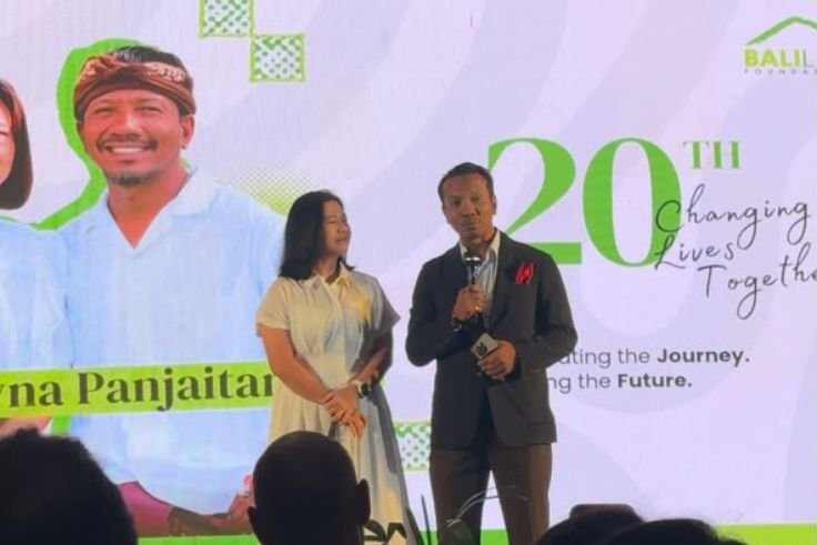 Direktur serta Ketua Yayasan Bali Life Foundation, Piter dan Lyna Panjaitan.