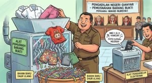 Sidang asusila di PN Gianyar - barang bukti dimusnahkan