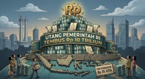 Utang pemerintah RI menembus Rp 10 triliun pada 2026.