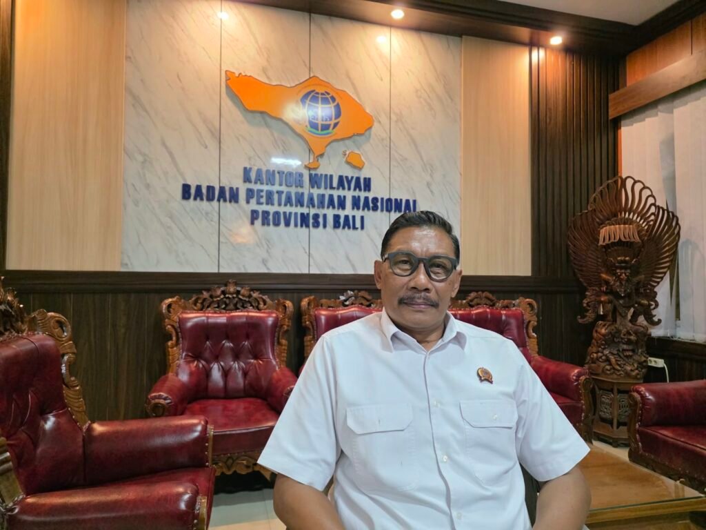 Kepala Kantor Wilayah ATR/BPN Provinsi Bali, Eko Priyanggodo,