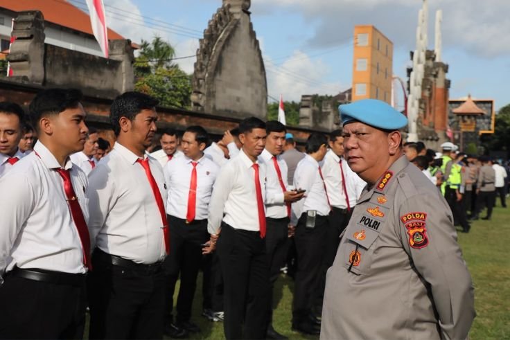 Bid Propam Polda Bali melaksanakan Gaktibplin dengan memeriksa disiplin, kelengkapan personel, serta potensi keterlibatan anggota dalam perjudian online, Senin (10/8/2026).