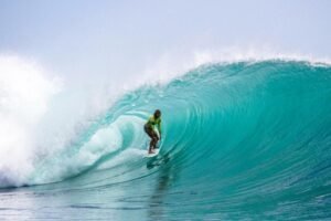 Rip Curl Cup Padang Padang 2026 invitees showcase their skills at Padang Padang, Bali.