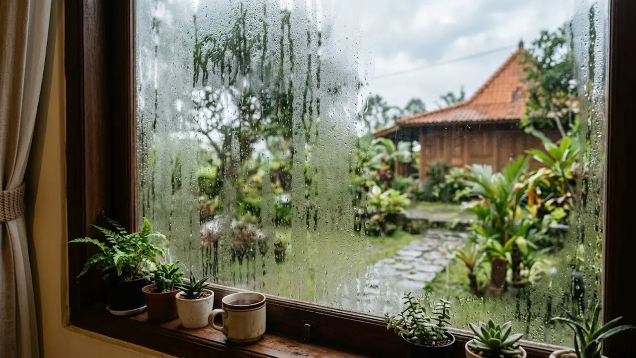 penyebab jendela kaca berembun