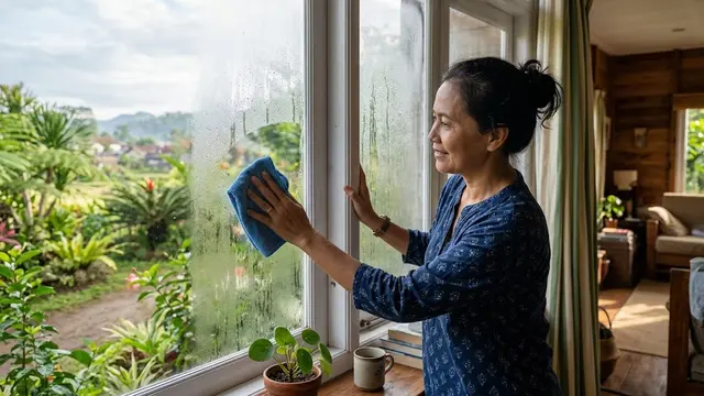 penyebab jendela kaca berembun