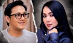 Foto kolase Andre Taulany dan Dewi Gita
