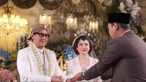 Andre Taulany dan Amanda Rigby menikah