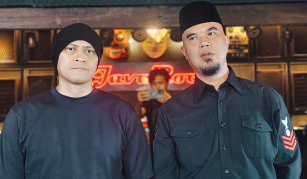 Foto Andra dan Ahmad Dhani saat jumpa pers di javarock kemang, 14 September 2026