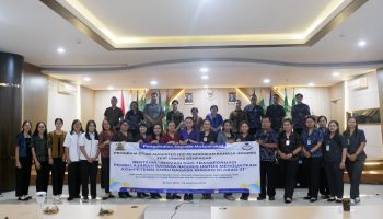 Kegiatan Pengabdian kepada Masyarakat (PKM) MPBI FKIP Unmas Denpasar, Senin (14/7).
