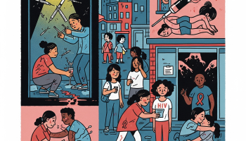 Ilustrasi mengenai bahaya HIV/AIDS yang harus diwaspadai masyarakat.