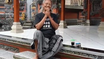 Petruk saat ucapkan HUT Bhayangkara ke-79.
