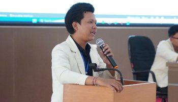 Ketua Pimpinan Daerah Kesatuan Mahasiswa Hindu Dharma Indonesia, I Putu Dika Adi Suantara. (Istimewa)