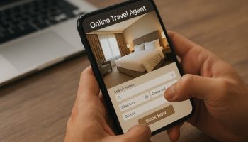 Ilustrasi Online Travel Agent.