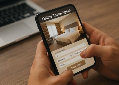 Ilustrasi Online Travel Agent.