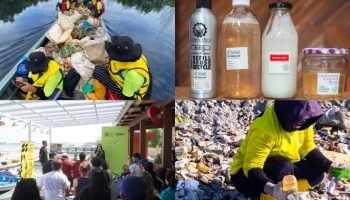 Utama Spice and Seven Clean Seas teams conduct a beach cleanup in Bali as part of their shared commitment to reducing plastic pollution and protecting the island’s natural environment.