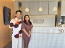Two Co-founders of Dentiq Dental Studio, Elroy Y Setiabudi (left) and drg. Rivani Susilo, Sp.Pros (right)